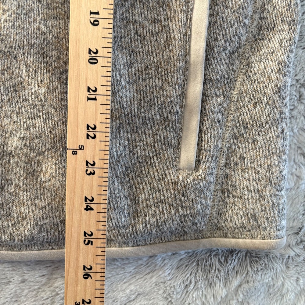 Patagonia Better Sweater Fleece Vest Beige Women L Layer Neutral Hike Camp Gorp - Picture 5 of 10